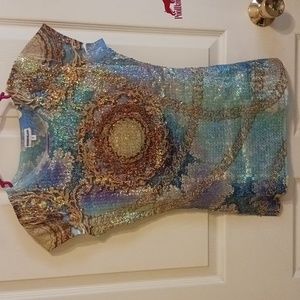 Sequined mermaid top